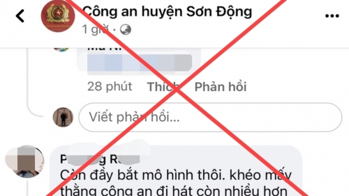 Người đàn ông bị phạt 7,5 triệu đồng vì bình luận xuyên tạc lực lượng Công an