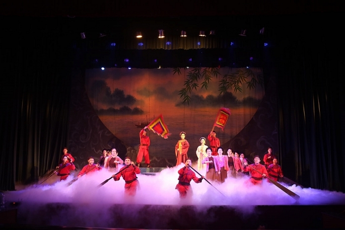 Vở diễn “Linh Từ Quốc mẫu” do Nhà hát Chèo Hà Nội dàn dựng sẽ tham gia Liên hoan Chèo toàn quốc 2022