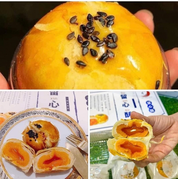 Bánh Liu Xin Su được rao bán tại Việt Nam với giá 99.000 đồng/hộp 6 chiếc 