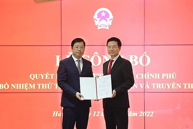 Bộ TT&TT công bố quyết định bổ nhiệm Thứ trưởng Nguyễn Thanh Lâm