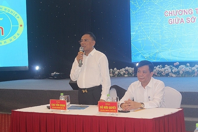 Ông Cao Tiến Đoan, Chủ tịch hiệp hội doanh nghiệp tỉnh Thanh Hóa đánh giá cao vai trò của Báo chí trong sự phát triển của cộng đồng doanh nghiệp