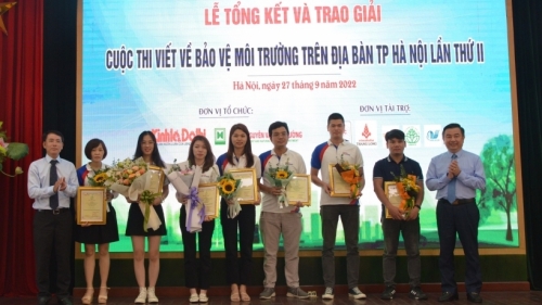 16 tác phẩm đoạt giải thưởng cuộc thi viết “Bảo vệ môi trường trên địa bàn TP Hà Nội”