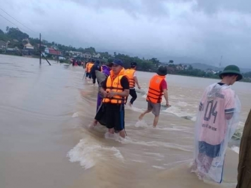 Một số huyện tại tỉnh Nghệ An đã có báo cáo thiệt hại sơ bộ ban đầu do mưa lũ gây ra