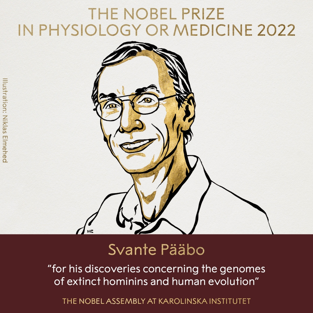 Giải Nobel Y sinh 2022 thuộc về nhà khoa học người Thụy Điển