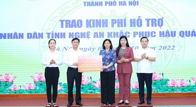 Bí thư Tỉnh ủy tỉnh Nghệ An cảm ơn sự quan tâm, sẻ chia của Đảng bộ, Nhân dân TP Hà Nội