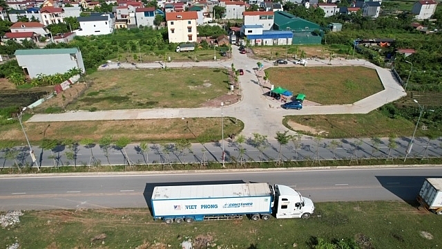 Khu đấu giá đất tại xã Thanh Lâm, huyện Mê Linh
