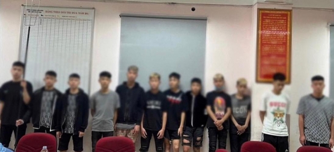 Nhóm thanh niên 10X mang hung khí từ Hưng Yên lên Hà Nội gây rối