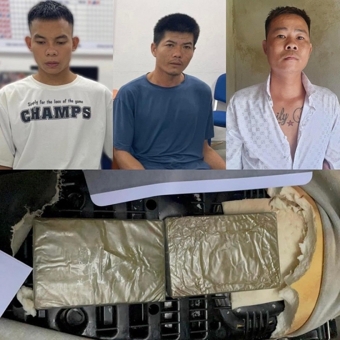 Ổ nhóm mua bán trái phép số lượng lớn heroin từ Điện Biên về Hà Nội sa lưới