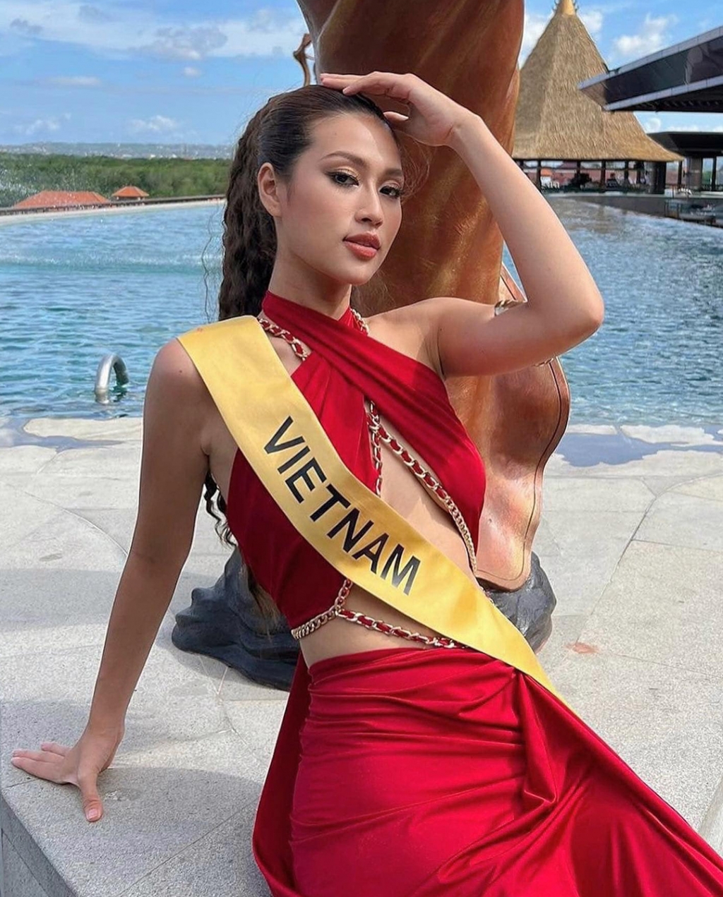 Hoa hậu Thiên Ân lọt Top 4 thí sinh được yêu thích nhất Miss Grand International
