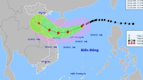 Thời tiết ngày 18/10: Bão số 6 suy yếu dần, Bắc Bộ lạnh về đêm và sáng sớm