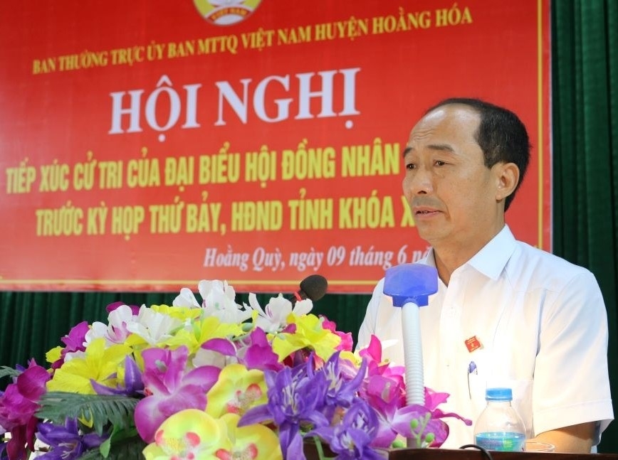 Phó Chủ tịch Thường trực HĐND tỉnh Thanh Hóa Lê Tiến Lam 