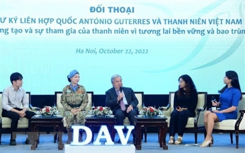 “Đổi mới sáng tạo và sự tham gia của thanh niên vì một tương lai bền vững và bao trùm”