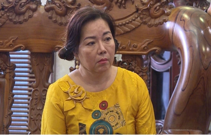 Bà Phạm Thị Linh Phượng- giam đốc công ty Quốc Huy Anh bị bắt