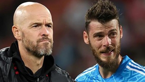 Sau Ronaldo, HLV Erik ten Hag tiếp tục "nắn gân" De Gea