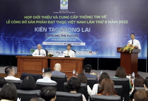 325 sản phẩm của 172 doanh nghiệp đạt Thương hiệu quốc gia năm 2022