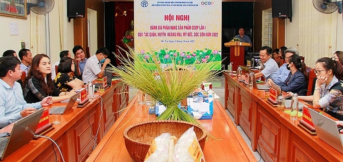 Hà Nội đánh giá, phân hạng sản phẩm OCOP lần 1 cho 47 sản phẩm dự thi năm 2022 của 3 quận, huyện