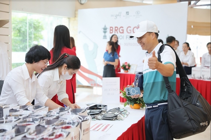 Gôn thủ hào hứng tham gia sự kiện 2022 BRG Golf Hanoi Festival