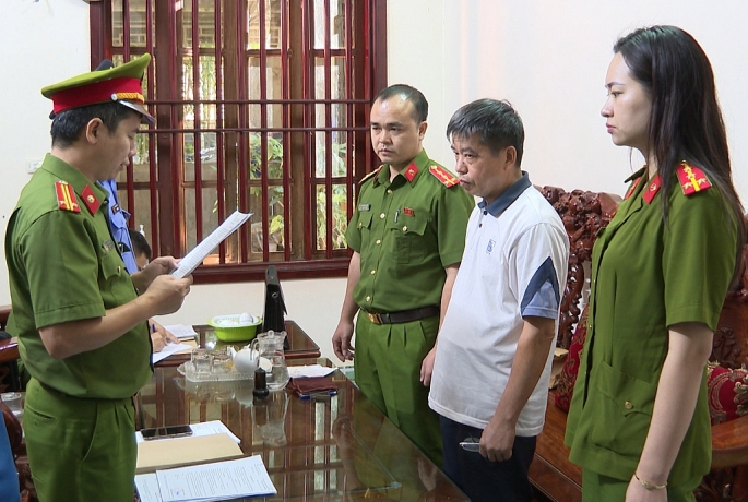 Công an Thanh Hóa thi hành lệnh bắt giam đối với Lê Văn Khánh