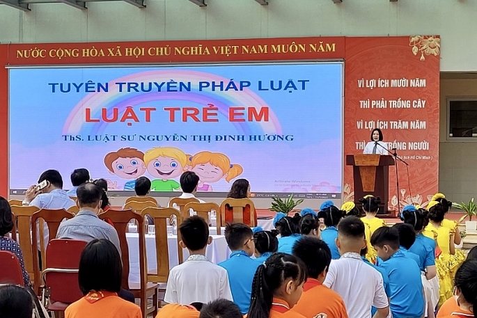 Quận Ba Đình, Hà Nội: Sôi nổi hoạt động hưởng ứng Ngày Pháp luật Việt Nam trong nhà trường