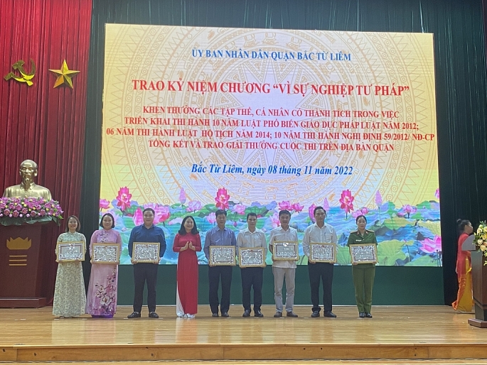 Quận Bắc Từ Liêm triển khai có hiệu quả và lan tỏa mạnh mẽ Ngày Pháp luật Việt Nam
