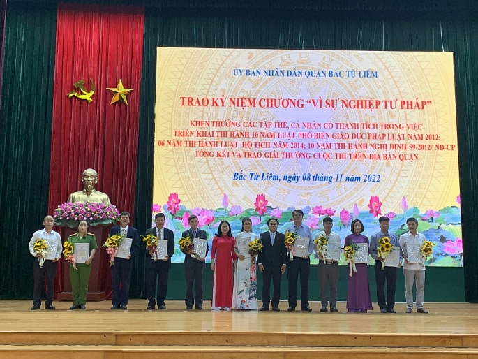 Quận Bắc Từ Liêm triển khai có hiệu quả và lan tỏa mạnh mẽ Ngày Pháp luật Việt Nam