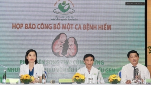 Lần đầu tiên phát hiện ca song thai cùng trứng nhưng khác giới tính, kiểu gene tại Việt Nam