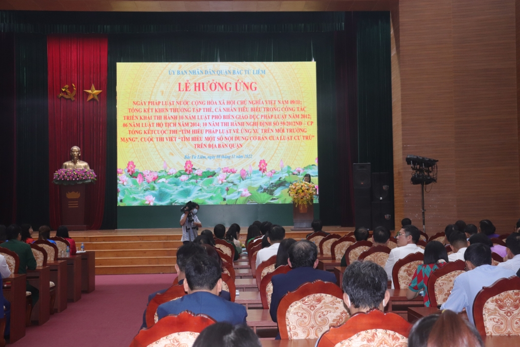 Quận Bắc Từ Liêm tổ chức hưởng ứng Ngày Pháp luật Việt Nam năm 2022