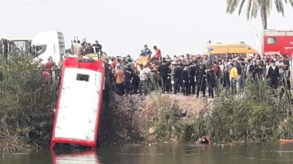 Tai nạn xe buýt khiến ít nhất 19 người thiệt mạng tại Ai Cập