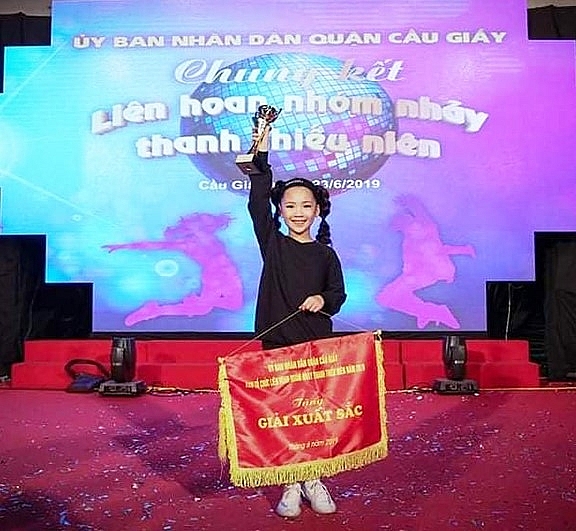Em Nguyễn Phương Linh là tấm gương học sinh tiêu biểu của Thủ đô Hà Nội 	Ảnh: NVCC