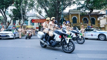 CSGT Hà Nội ra quân bảo đảm an ninh trật tự, an toàn giao thông dịp Tết Nguyên đán 2023
