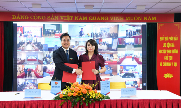 VietinBank Hoàn Kiếm và Thành đoàn Hà Nội ký kết thỏa thuận hợp tác