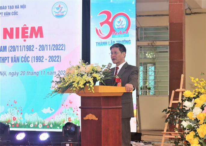 Hà Nội: Trường THPT Vân Cốc kỷ niệm 30 năm ngày thành lập