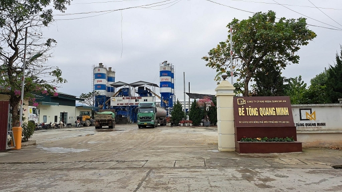 Lào Cai: Bê tông Quang Minh xây dựng sai giấy phép được cấp
