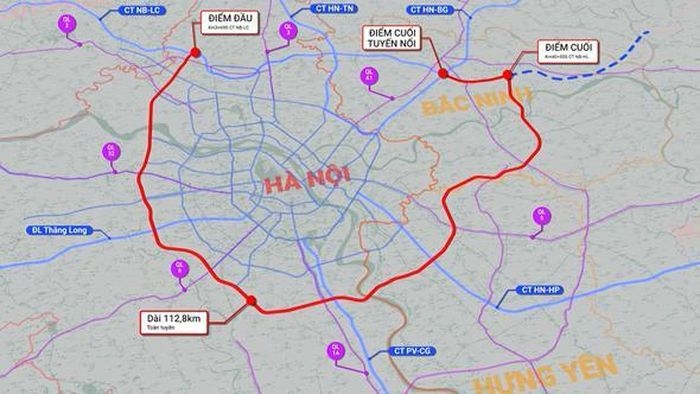 Dự kiến hoàn thành cắm mốc giới GPMB Vành đai 4 qua Hà Nội trong tháng 11/2022