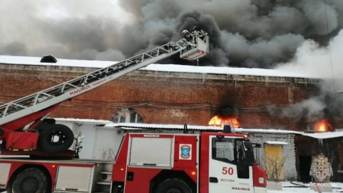 Cháy kho hàng ở trung tâm Moskva, ít nhất 7 người thiệt mạng