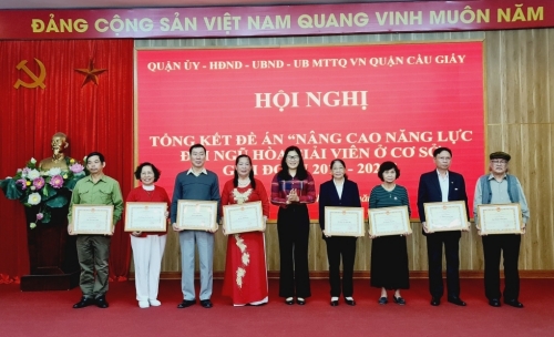 Quận Cầu Giấy, Hà Nội: 100% Tổ hòa giải đạt tiêu chuẩn “Tổ hòa giải 5 tốt”