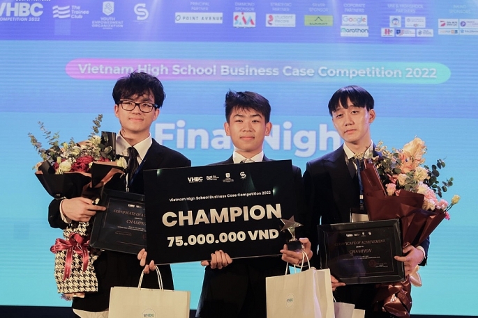 Lộ diện Quán quân cuộc thi Vietnam High School Business Case 2022