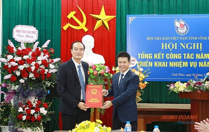Ông Nguyễn Đình Bảng đảm nhiệm chức danh Chủ tịch Hội Nhà báo Vĩnh Phúc