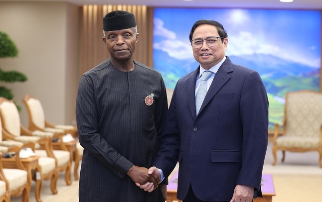Thủ tướng Chính phủ Phạm Minh Chính tiếp Phó Tổng thống Cộng hòa Liên bang Nigeria