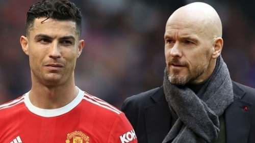 Hậu chia tay, HLV Erik ten Hag bất ngờ lên tiếng về Ronaldo