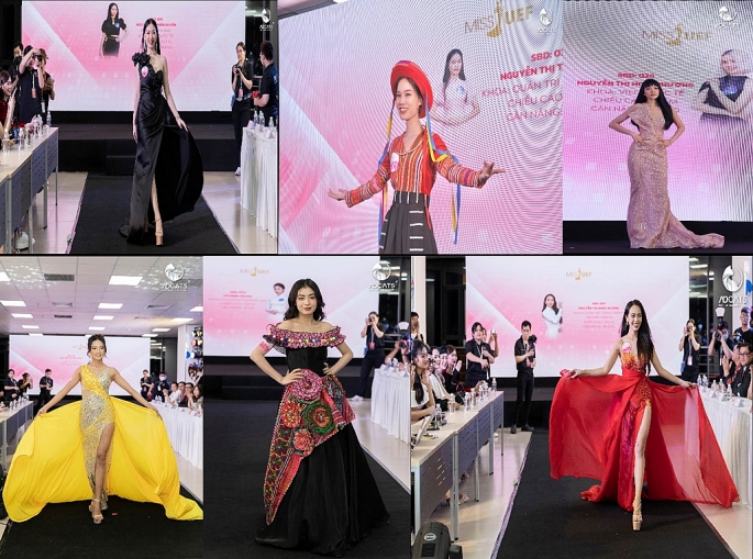 Ở vòng Bán kết Miss UEF 2022, phần thi trang phục tự chọn của các thí sinh đã “hớp hồn” các khán giả với nhiều ấn tượng khó phai.