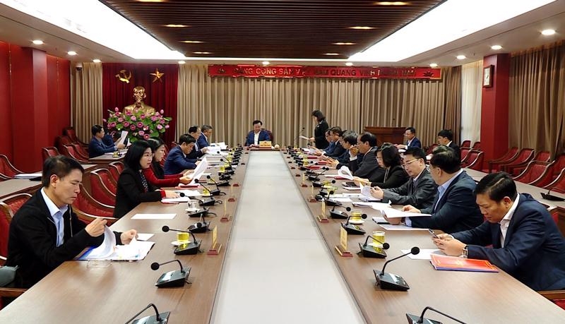 Ban Thường vụ Thành ủy Hà Nội tiến hành kiểm điểm năm 2022