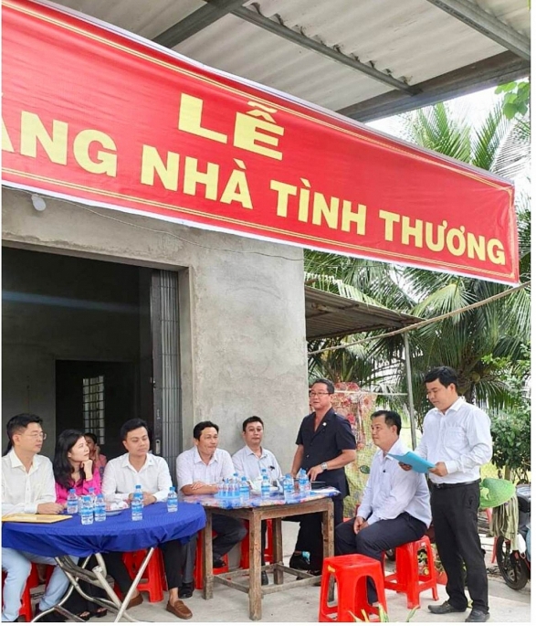 Tiến sỹ Hồ Minh Sơn phát biểu tại buổi lễ 