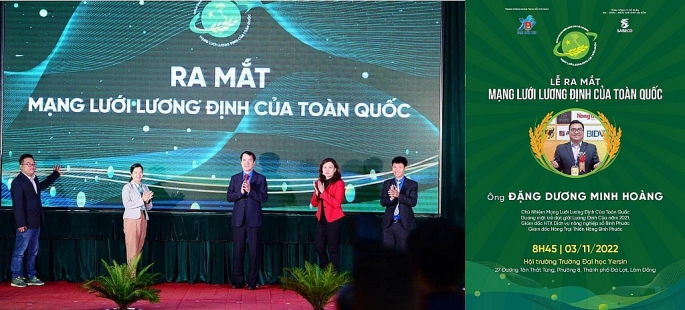 Vào ngày 3/11/2022, Mạng lưới Lương Định Của toàn quốc đã chính thức được Trung ương Đoàn TNCS Hồ Chí Minh thành lập.
