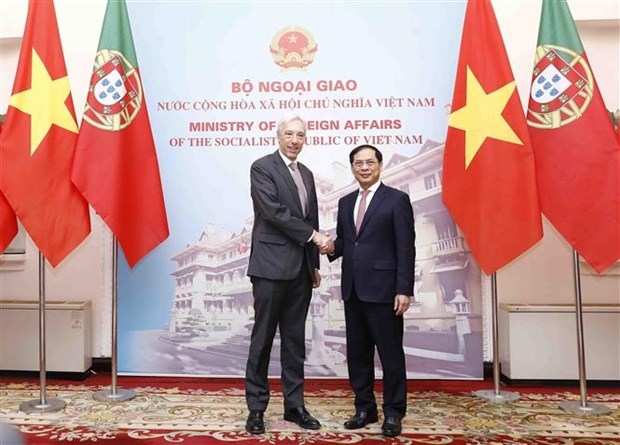 Bộ trưởng Ngoại giao Bùi Thanh Sơn hội đàm với Bộ trưởng Ngoại giao Bồ Đào Nha