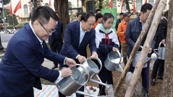 Chủ tịch HĐND TP Nguyễn Ngọc Tuấn dự Tết trồng cây tại quận Hoàn Kiếm