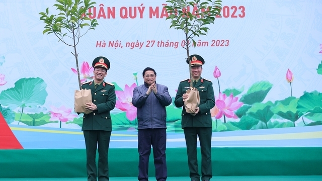 Thủ tướng Phạm Minh Chính dự lễ phát động Tết trồng cây "Đời đời nhớ ơn Bác Hồ"