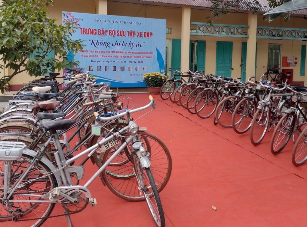 Độc đáo dàn xe đạp cổ trưng bày tại Bảo tàng tỉnh Thanh Hóa