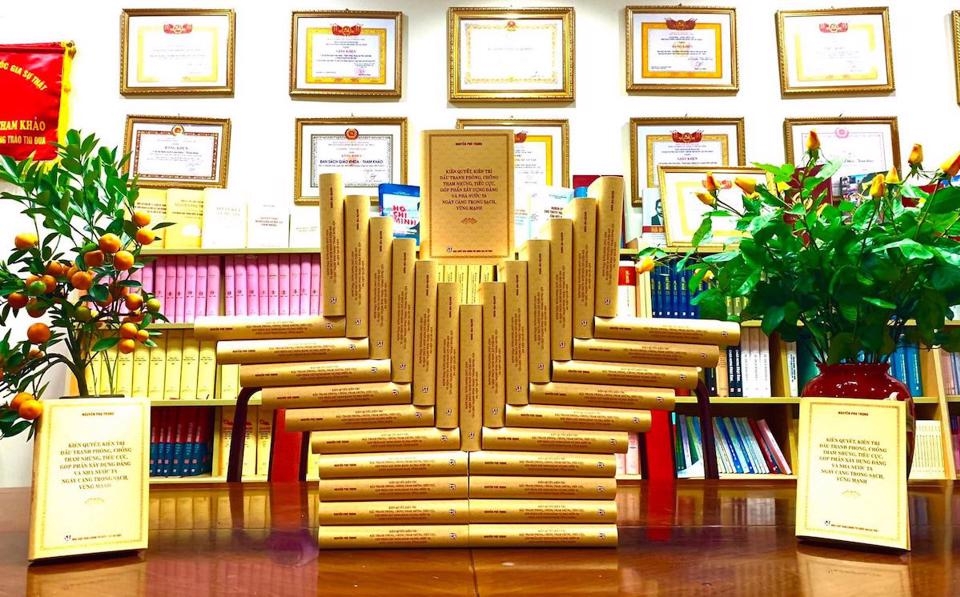 Hình ảnh cuốn sách của Tổng Bí thư Nguyễn Phú Trọng chuẩn bị ra mắt - Ảnh: Nhà xuất bản Chính Trị Quốc Gia - Sự Thật