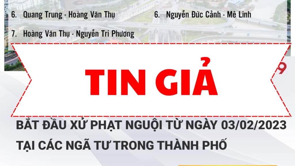 Hải Phòng: Đăng thông tin “phạt nguội” sai sự thật, một doanh nghiệp bị xử phạt 10 triệu đồng